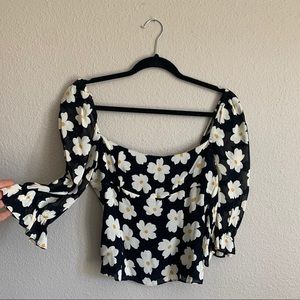 Reformation Puff Sleeve Top